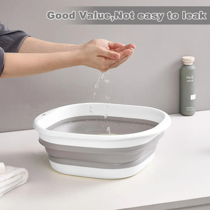 3 Pack Collapsible Tub Wash Basin Laundry Baskets