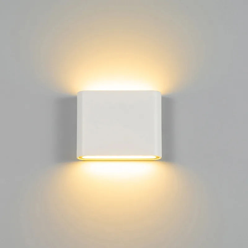 6W 12W LED Wall Lamp Outdoor Waterproof  Wall Light