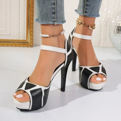 Fish Mouth Platform High Heels Shoes