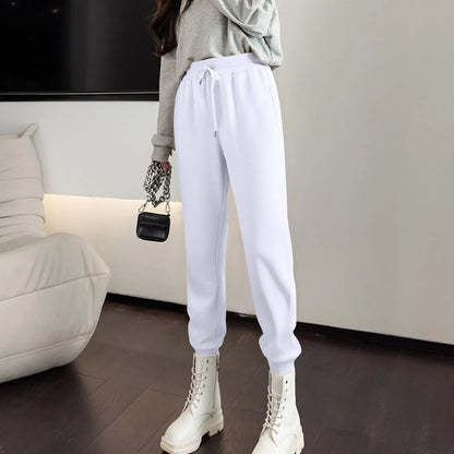 Straight Leg Elastic Waist Pants