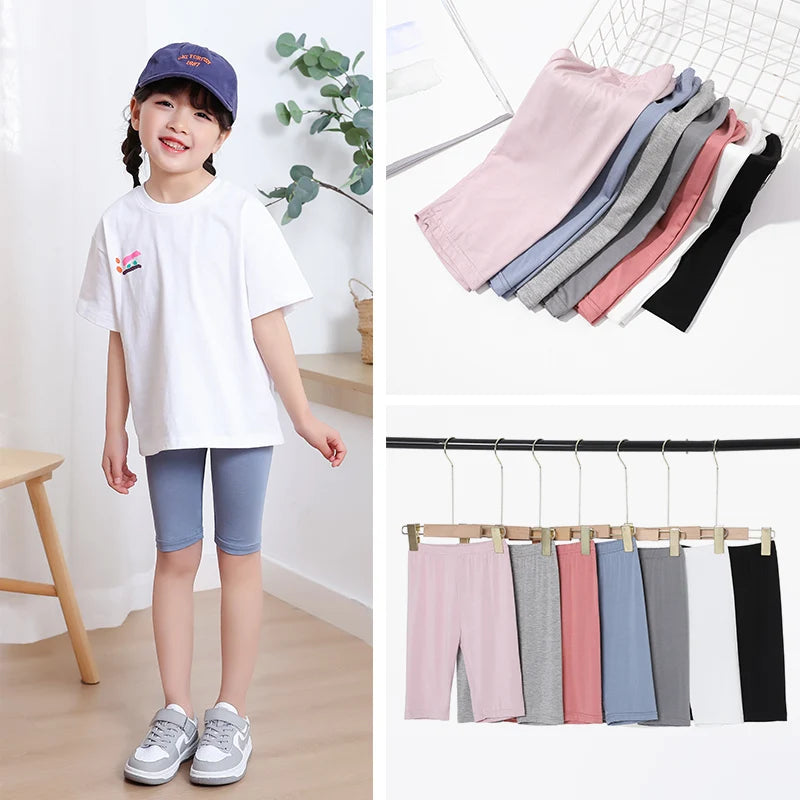 Girls trousers leggings short pants