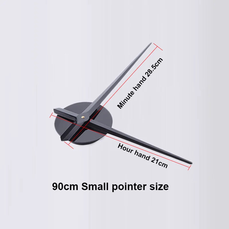 90 To 120cm Large-sized 3D Number Poster Wall Clock