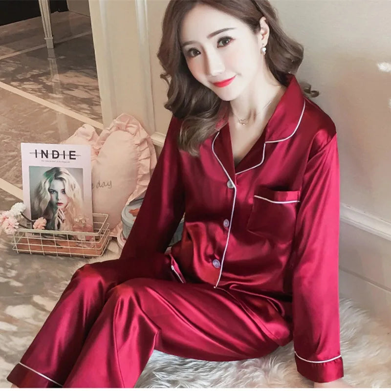 Silk Satin Pyjama Set