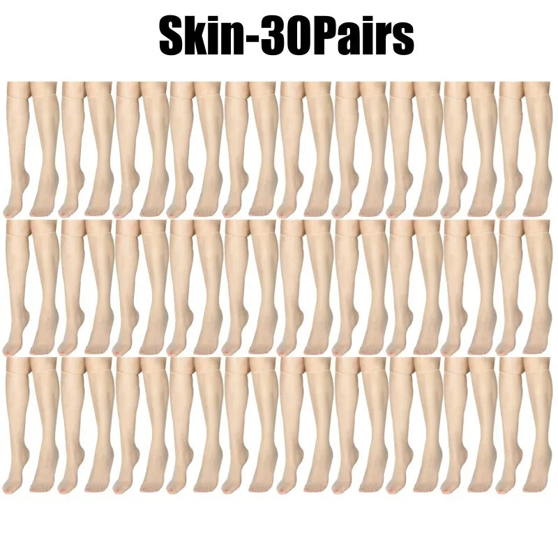 Ultra-Thin Korean Style Invisible Thigh-High Socks