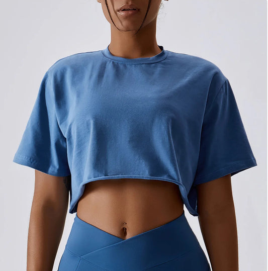 Outdoor Dance Short sleeved Yoga Sports T-shirt