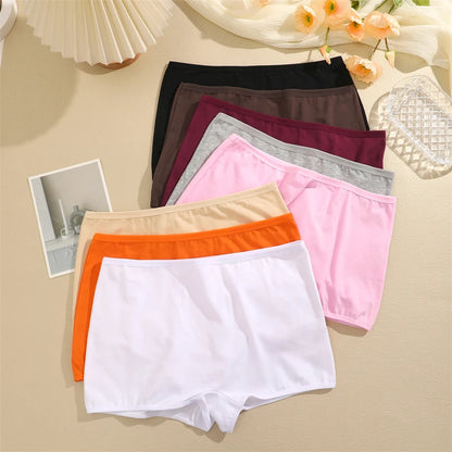 4PCS Cotton Seamless Sports Boxers Underwear  Briefs Cozy Lingerie XS-XL