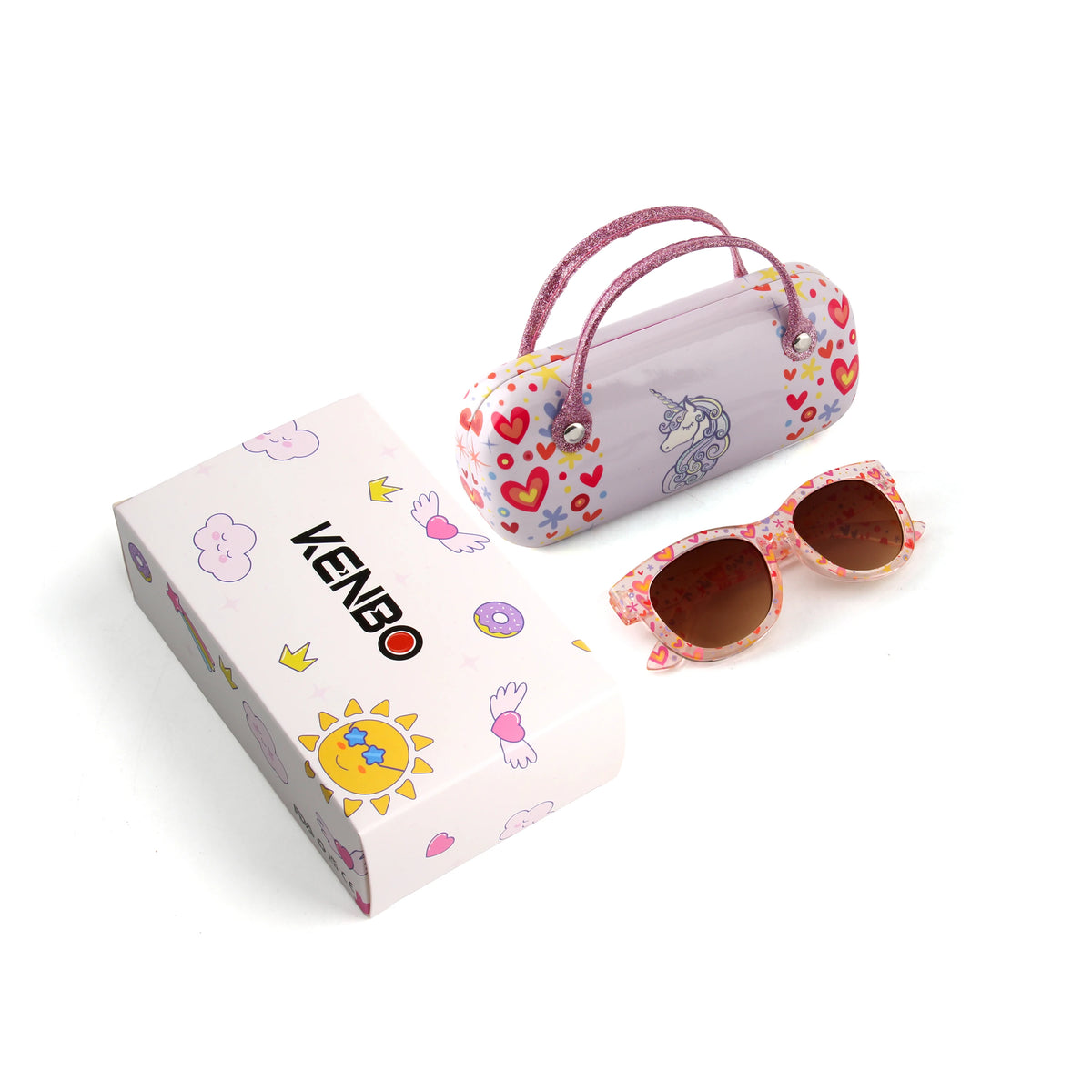Square Cute Kids Toddler Lovely Colorful Rectange Sun Glasses