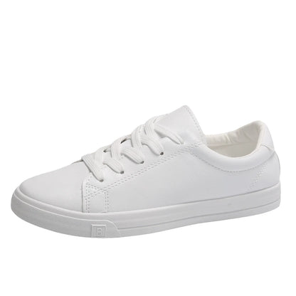 Flat Leather Sneakers
