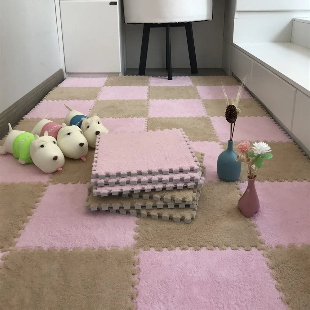 Soft Plush Children's Mat Babe Toys Eva Foam Puzzle Carpet