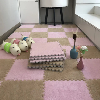 Soft Plush Children's Mat Babe Toys Eva Foam Puzzle Carpet