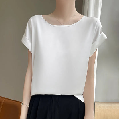 Silk Camisole Thin Vest Satin  Shirt