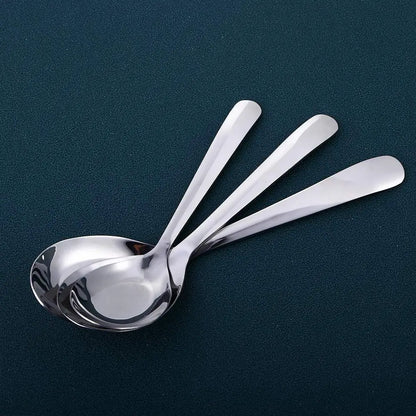 Stainless Steel Dining Flatware Soup Spoon
