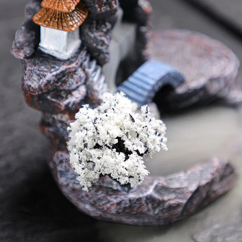 Backflow Incense Holder Waterfall Incense Burner Home Decor Aromatherapy