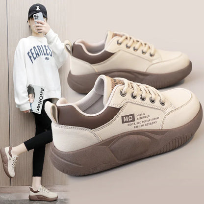 Thick Sole Elevated Casual Board Sneakers