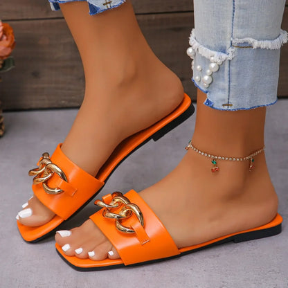 Rome Designer Flat Soft Sole Sexy Slippers