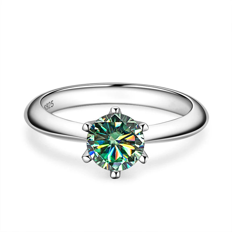 DANA Moissanite Diamond Solitaire Ring