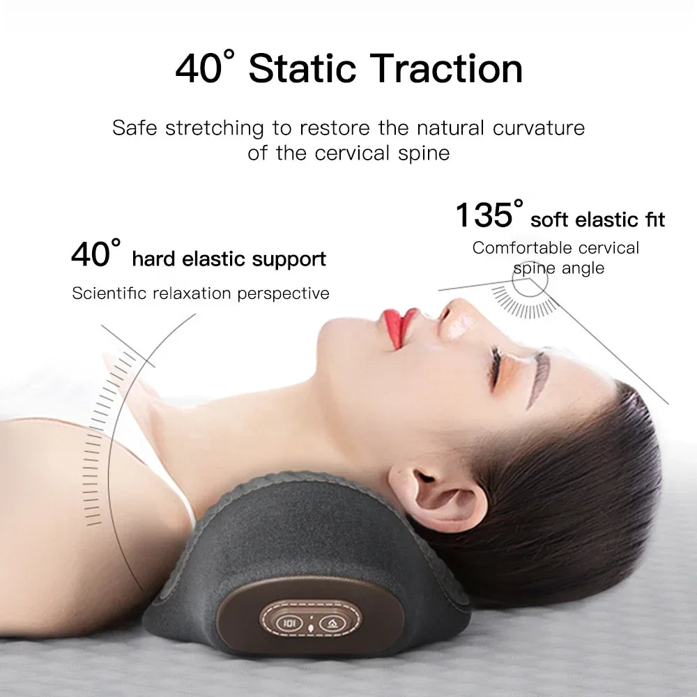 Pillow Cervical Stretcher Heating Vibration Massage