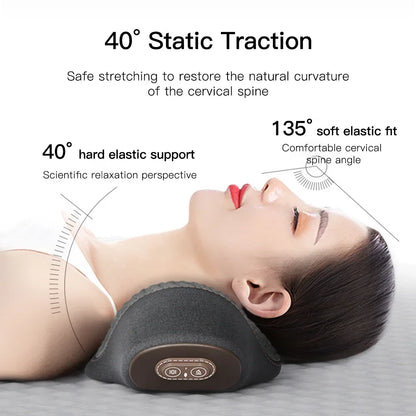 Pillow Cervical Stretcher Heating Vibration Massage