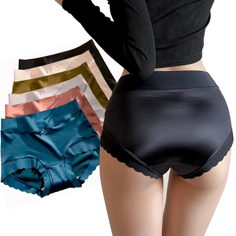 Silk Panties Nice Briefs Soft Underwear Mid rise Elegance Sexy Lingerie