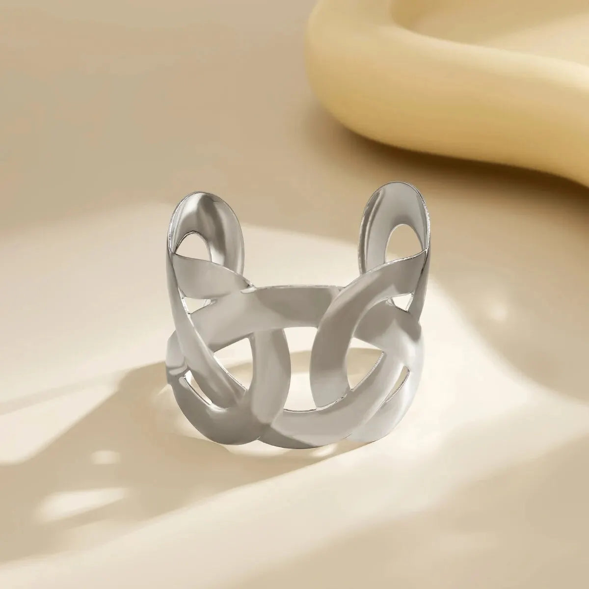 Vintage Geometric Cross Wide Cuff Bracelet