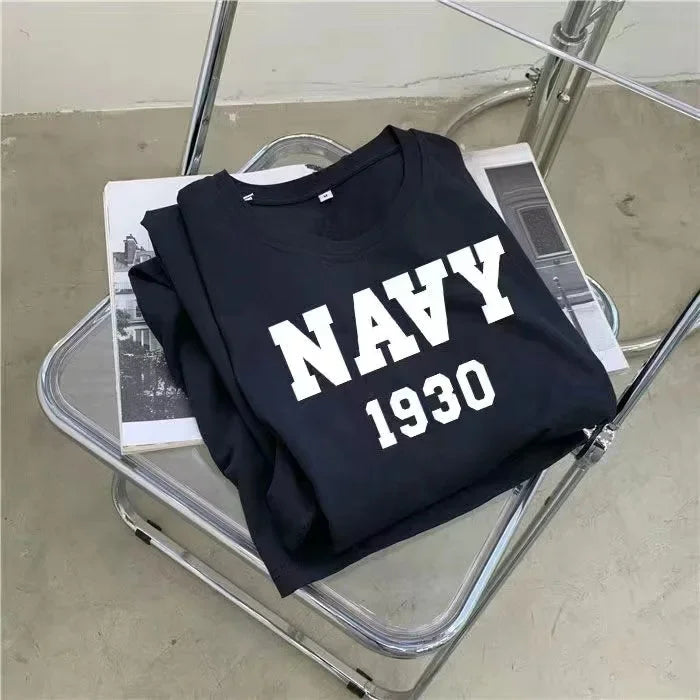 Korean Oversize Loose Round Neck Short Sleeve Dress