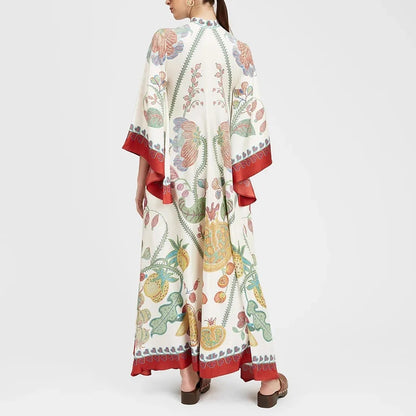 Ethnic Print Boho Long Dress