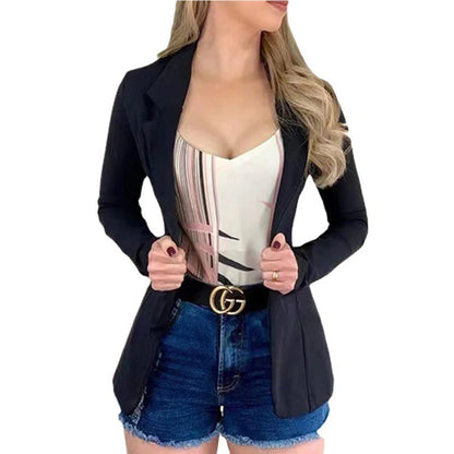 long sleeved slim office casual Jacket