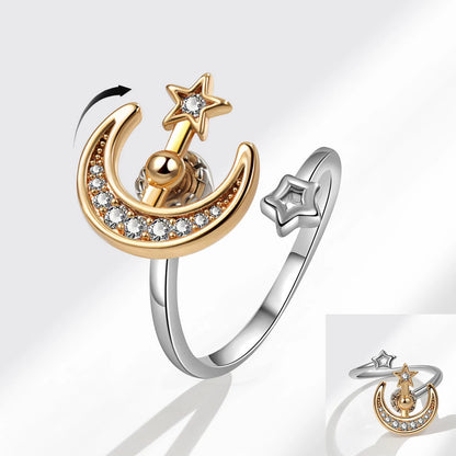 DANA 925 Silver Sunflower Diamond Zircon Ring