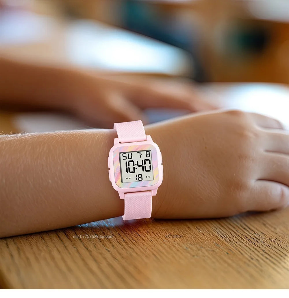 Sports Waterproof Luminous Digital Military Electronic Wristwatch