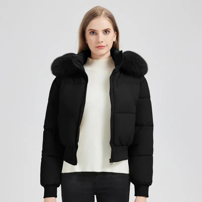 Korean Style Down Cotton Thicken Short Winter Jacket Coat