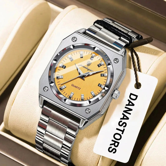 Elegant  Waterproof Stainless Steel Luminous Quartz Watches
