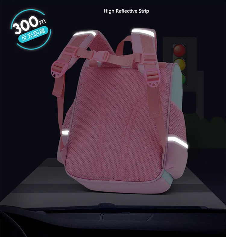 School bags for kids girls cute bookbag pink schoolbag