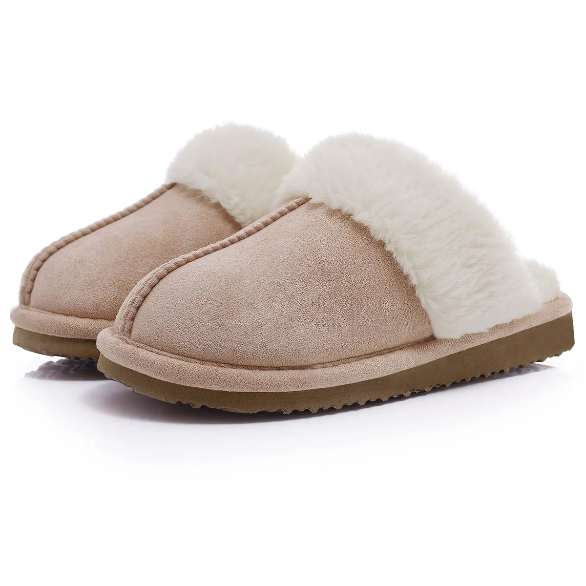 Crestar Winter Home Warm Comfortable Fur Slippers