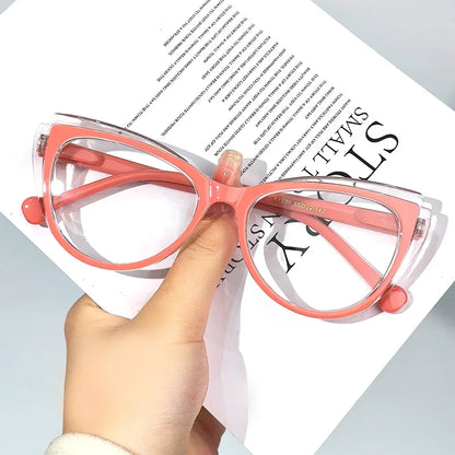 Cat Eye Color-Matching Frame Reading Glasses