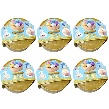 Colorful 6 Styles Glitter Dumpling Glitter Dumpling Squishy Squeeze Toy