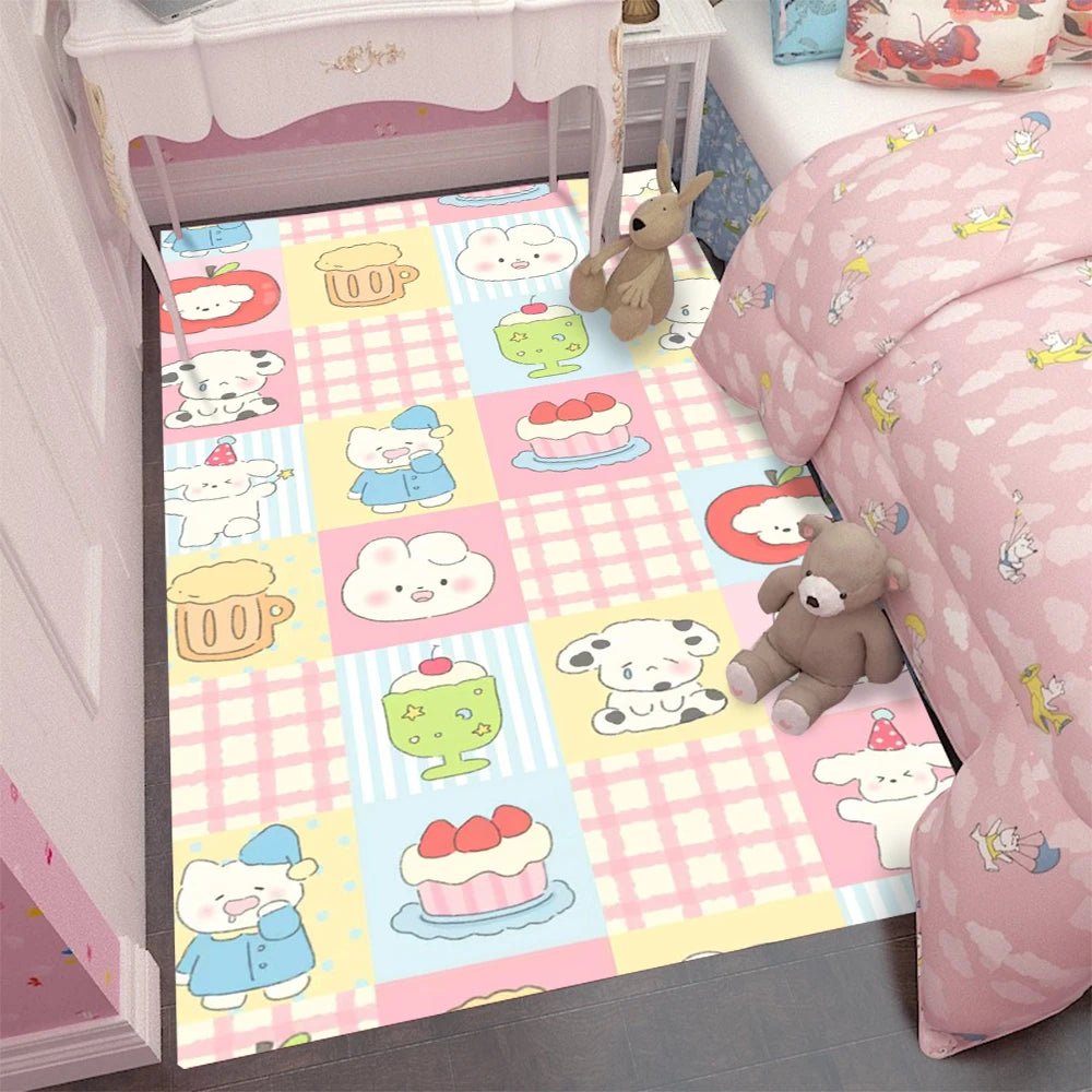 Cute Cartoon Cat Rug Play Mat