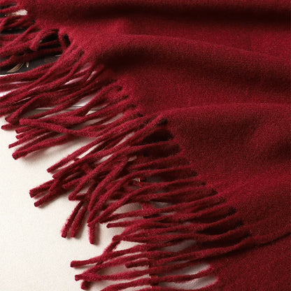 أوشحة شال كشمير شتوية سادة