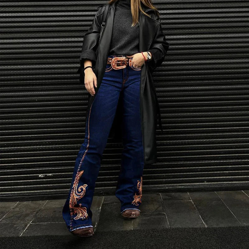 Cowgirl Boo-Cut Denim Jean