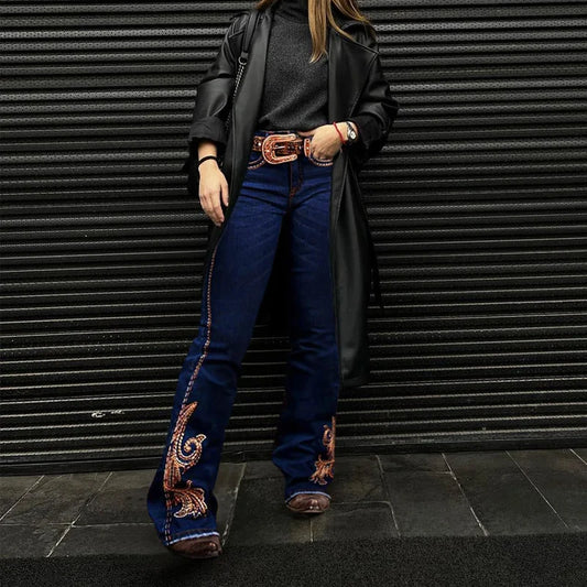 Cowgirl Boo-Cut Denim Jean