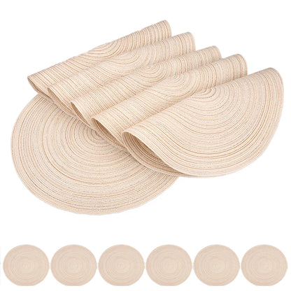 Dining Table 34cm Woven Heat Resistant Place Mats