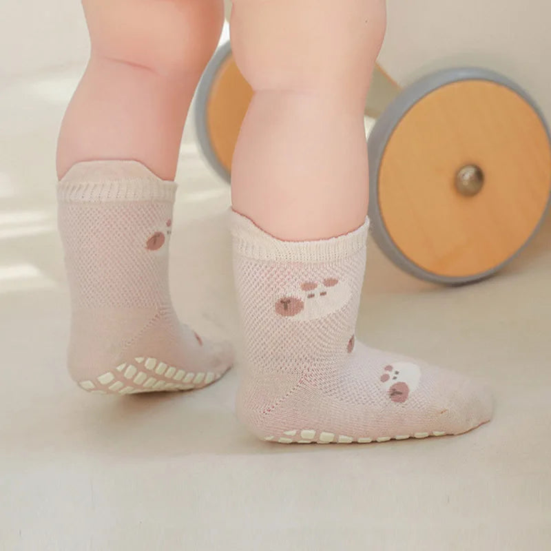5 Pairs Non-Slip Socks Cute Cartoon Floor Socks