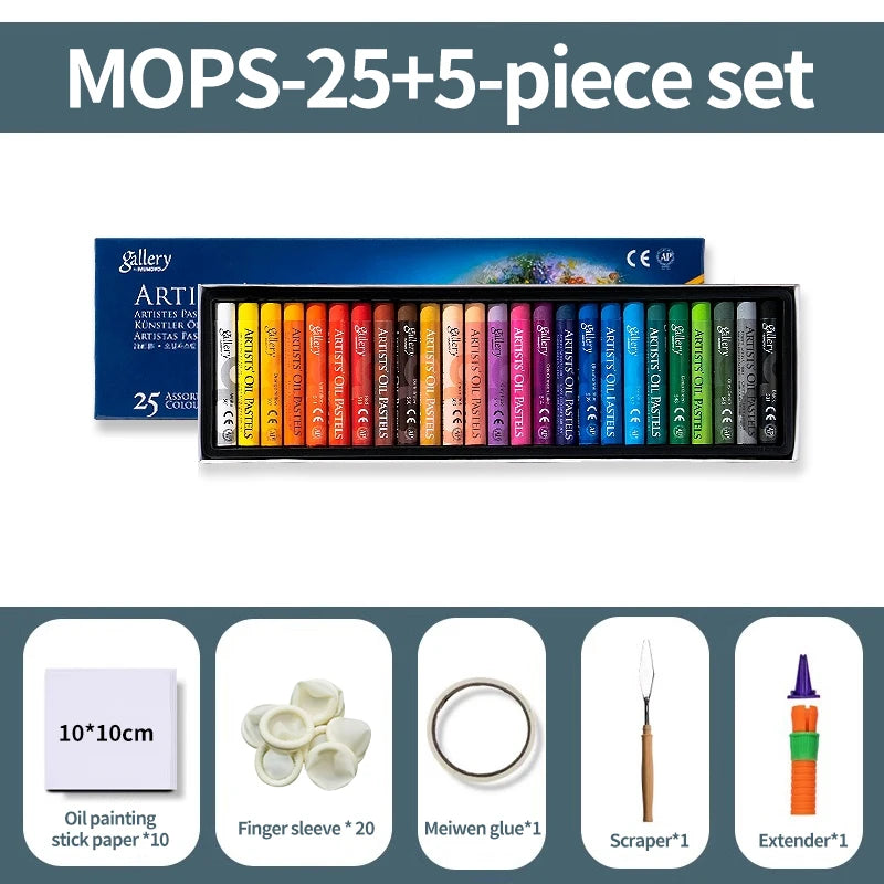 Artist Oil Pastel Set 12/25/50 Professional Painting Drawing Toxic Sticks