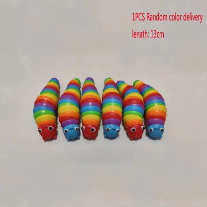 3D Slug Fidget Toy Colorful Slug Snail Toy