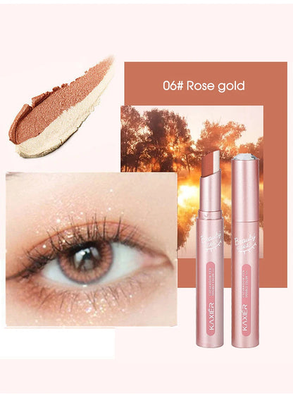 Gradient two-color eye shadow pen waterproof